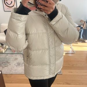 Superpuff white winter jacket